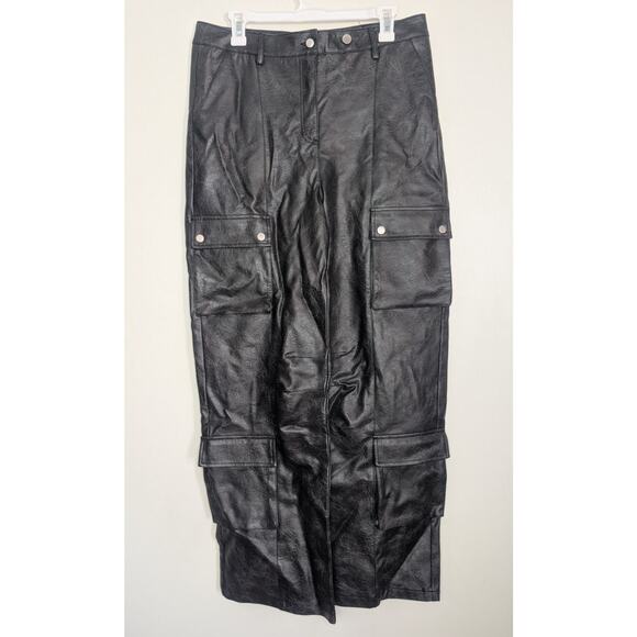 Salt Murphy Vegan Leather Set- Anderson Vest & Cargo Pants in Black Size, M / 32 - Picture 10 of 14